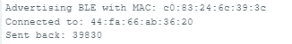 BLE Connection