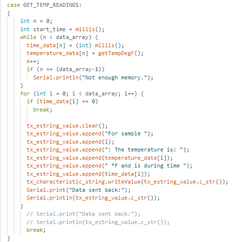 BLE Connection